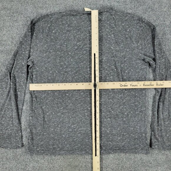 Hollister Shirt Men's Small Gray Embroidered Logo Crew Neck Long Sleeve Pocket - Picture 11 of 15